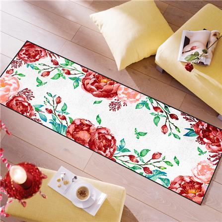 พรม PRAW BOUQUETS 60x180 ซม. สีชมพู_3