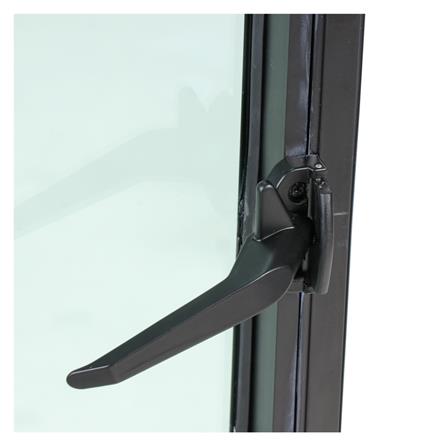 หน้าต่างบานเปิดเดี่ยว อะลูมิเนียม มุ้ง WINDOW ASIA F10  60X110 ซม. สีดำ_4