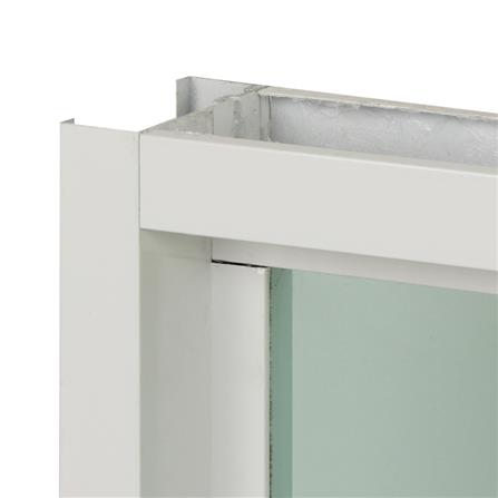 ช่องแสงหน้าต่าง อะลูมิเนียม WINDOW ASIA F10 150X40 ซม. สีขาว_3