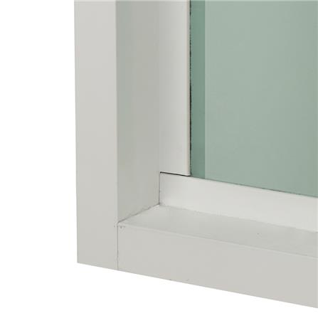 ช่องแสงหน้าต่าง อะลูมิเนียม WINDOW ASIA F10 150X40 ซม. สีขาว_4