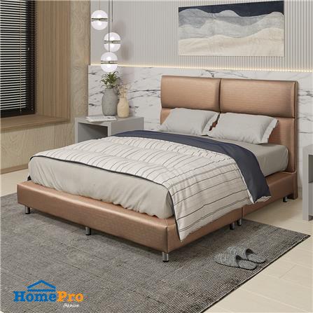 ฐานรองหัวเตียง 5 ฟุต HOME LIVING STYLE SQUARE สีน้ำตาลอ่อน_4