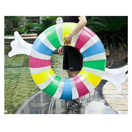 ห่วงยาง FLOAT ME SUMMER ลูกอมท๊อฟฟี่ สี RAINBOW_1