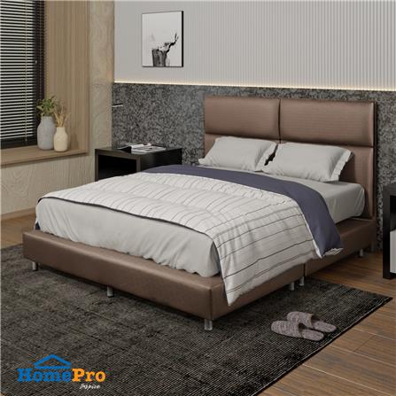 ฐานรองหัวเตียง 5 ฟุต HOME LIVING STYLE SQUARE สีน้ำตาลเข้ม_4