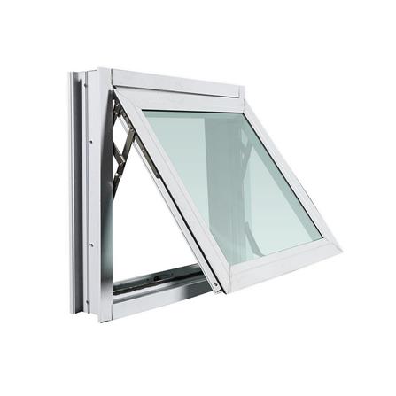 หน้าต่างบานเปิดกระทุ้ง อะลูมิเนียม มุ้ง WINDOW ASIA F10 80X50 ซม. สีขาว_1