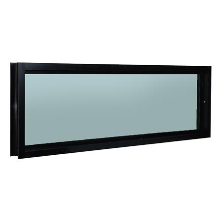 ช่องแสงหน้าต่าง อะลูมิเนียม WINDOW ASIA F10 120x40 ซม. สีดำ_1