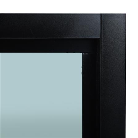 ช่องแสงหน้าต่าง อะลูมิเนียม WINDOW ASIA F10 120x40 ซม. สีดำ_3