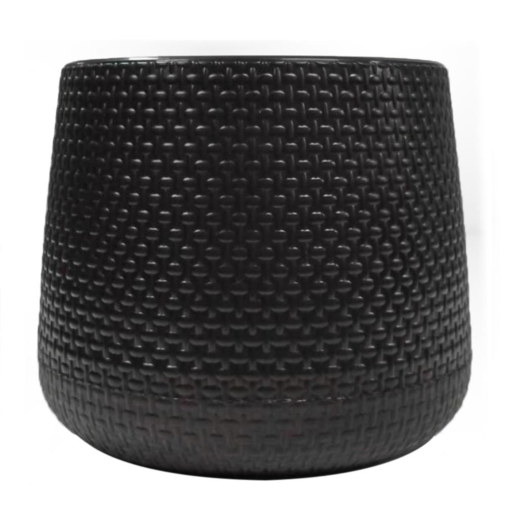 กระถางพลาสติก SPRING NELLA 28 ซม. สีดำ