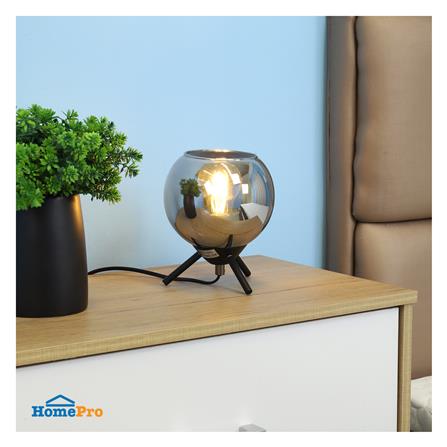 ไฟตั้งโต๊ะ CARINI VT0373-1A สีนิกเกิล/ดำ_4