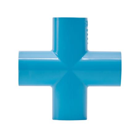 ข้อต่อสี่ทาง SCG 3/4 นิ้ว สีฟ้า_1