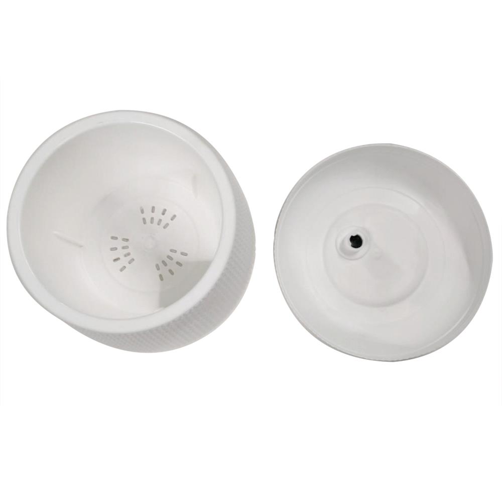 กระถางพลาสติก SPRING NELLA 13 ซม. สีขาว