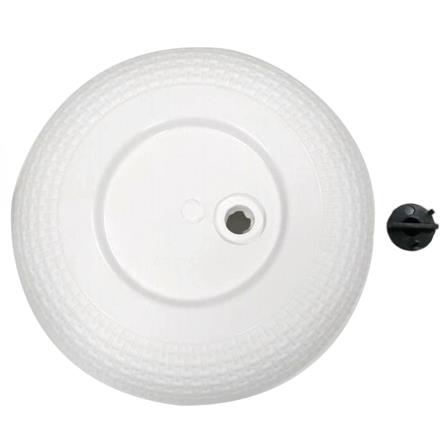 กระถางพลาสติก SPRING NELLA 13 ซม. สีขาว_2