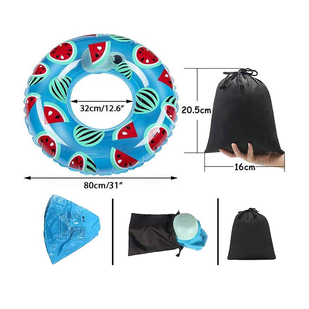 ห่วงยาง FLOAT ME SUMMER ลายแตงโม สีฟ้า