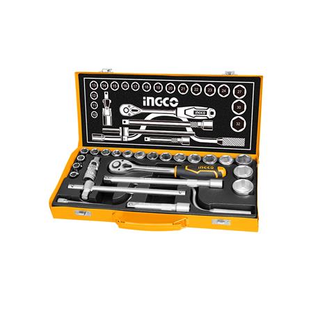ชุดลูกบ็อกซ์ INGCO 1/2 นิ้ว 24 ชิ้น/ชุด_0