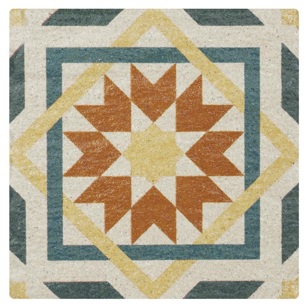 กระเบื้องดินเผา 4.5x4.5 นิ้ว BEZEN CN4502 ชิโน 02