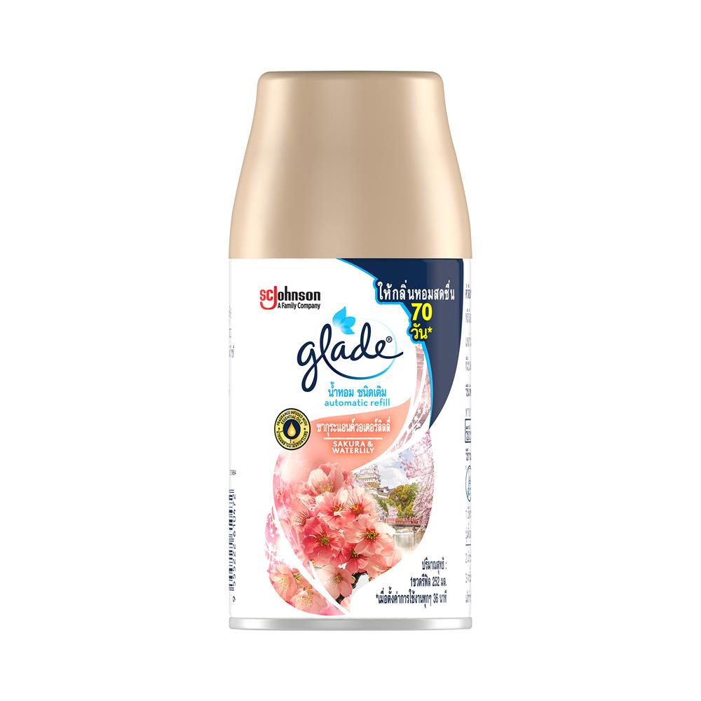 รีฟิลสเปรย์ปรับอากาศ GLADE 252 มล. SAKURA AND WATERLILY