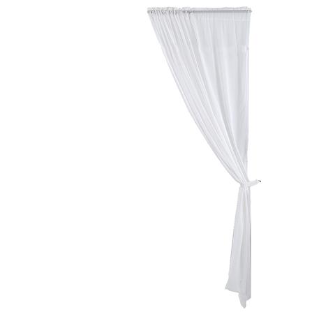 ผ้าม่านโปร่งสอดหู HOME LIVING STYLE RAIN 160X250 ซม. สีขาว_1