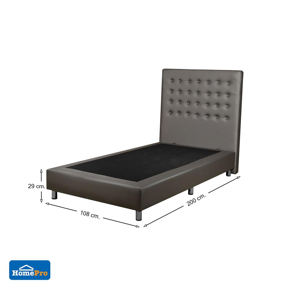 ฐานรองหัวเตียง 3.5 ฟุต HOME LIVING STYLE DIAMOND สีเทาเข้ม