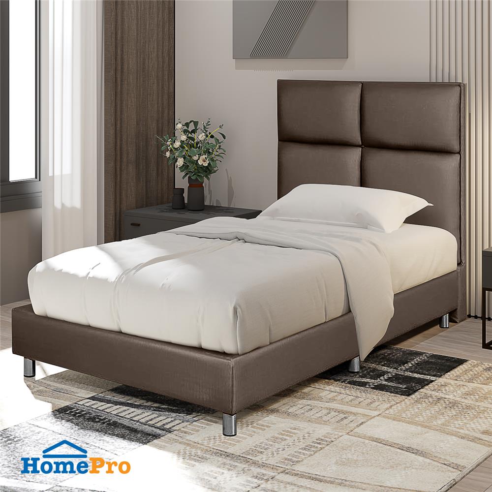 ฐานรองหัวเตียง 3.5 ฟุต HOME LIVING STYLE SQUARE สีน้ำตาลเข้ม