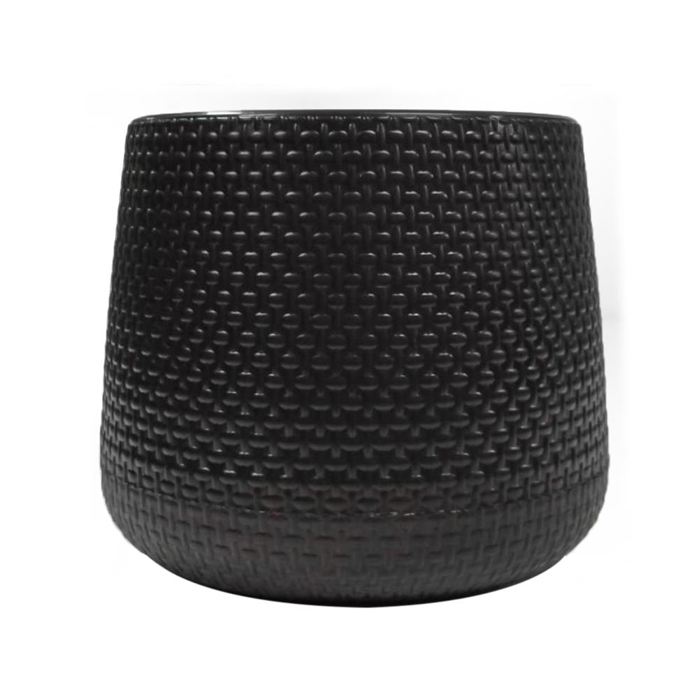 กระถางพลาสติก SPRING NELLA 13 ซม. สีดำ