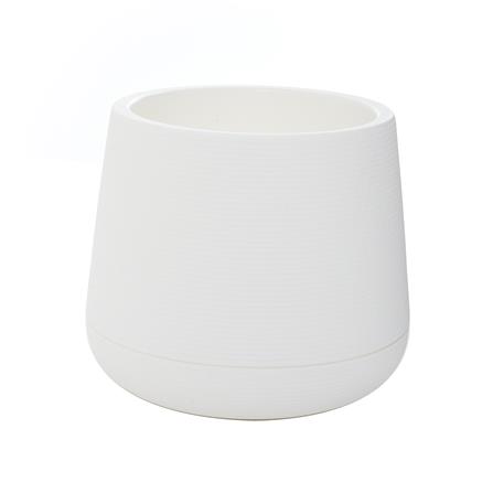 กระถางพลาสติก SPRING NELLA 28 ซม. สีขาว_0