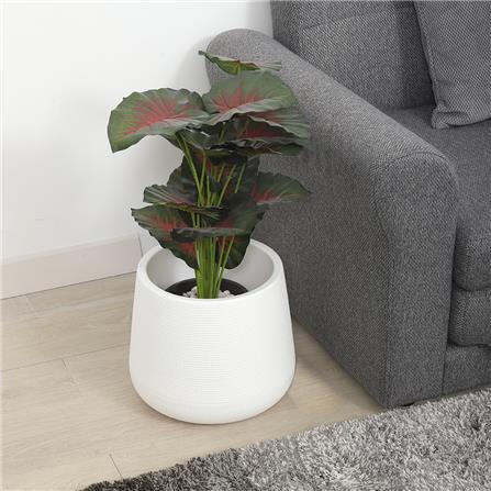 กระถางพลาสติก SPRING NELLA 28 ซม. สีขาว_5