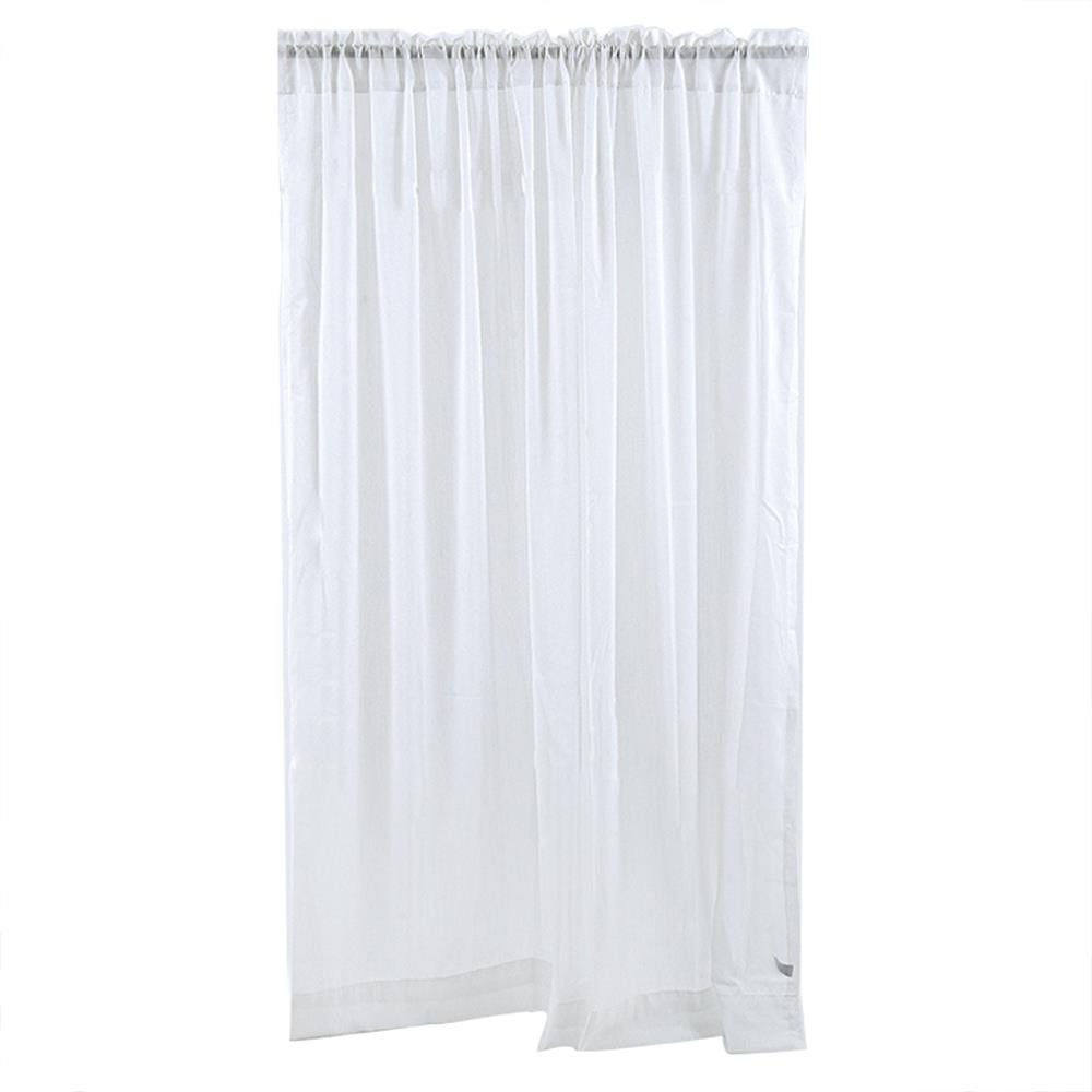 ผ้าม่านโปร่งสอดหู HOME LIVING STYLE RAIN 160X160 ซม. สีขาว