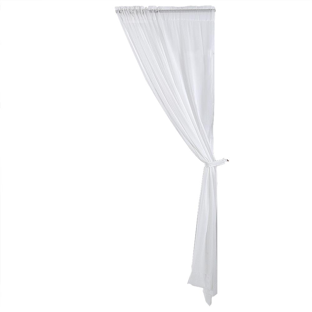 ผ้าม่านโปร่งสอดหู HOME LIVING STYLE RAIN 160X220 ซม. สีขาว