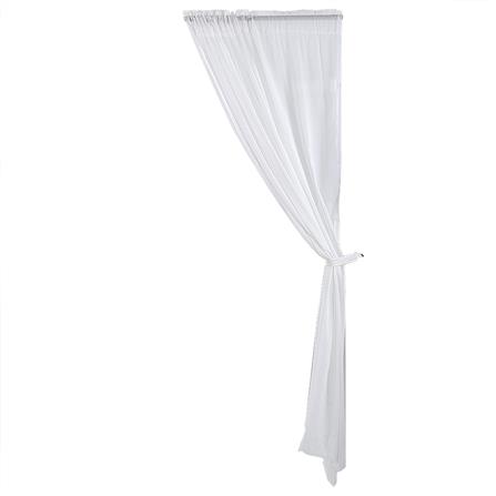 ผ้าม่านโปร่งสอดหู HOME LIVING STYLE RAIN 160X220 ซม. สีขาว_1