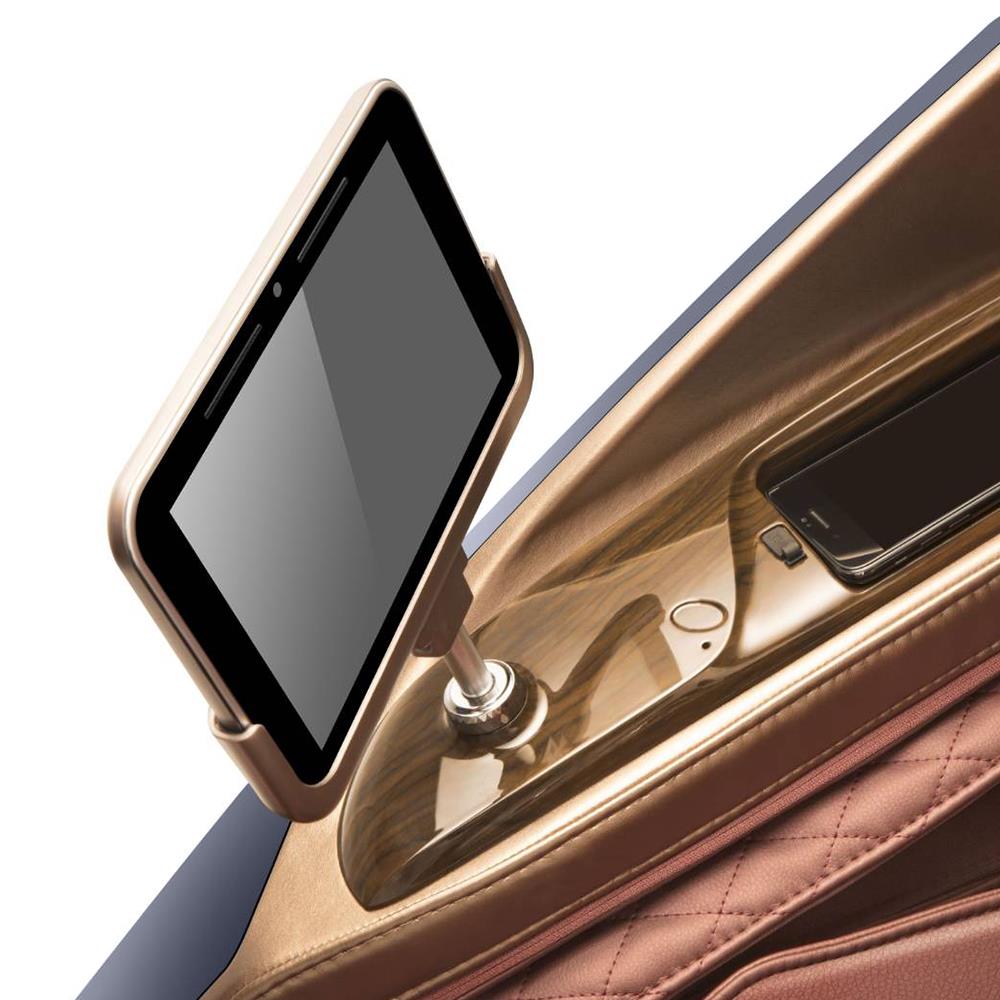 เก้าอี้นวดไฟฟ้า AMAXS ROBO 8989 สีน้ำเงิน/น้ำตาล