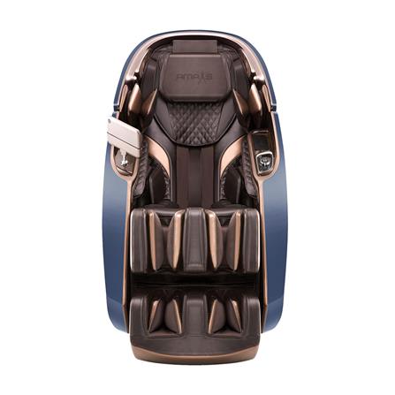 เก้าอี้นวดไฟฟ้า AMAXS ROBO 8989 สีน้ำเงิน/น้ำตาล_1