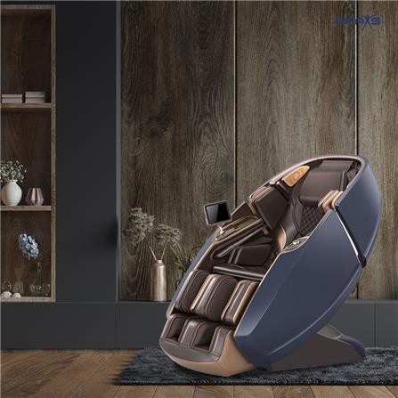 เก้าอี้นวดไฟฟ้า AMAXS ROBO 8989 สีน้ำเงิน/น้ำตาล_7