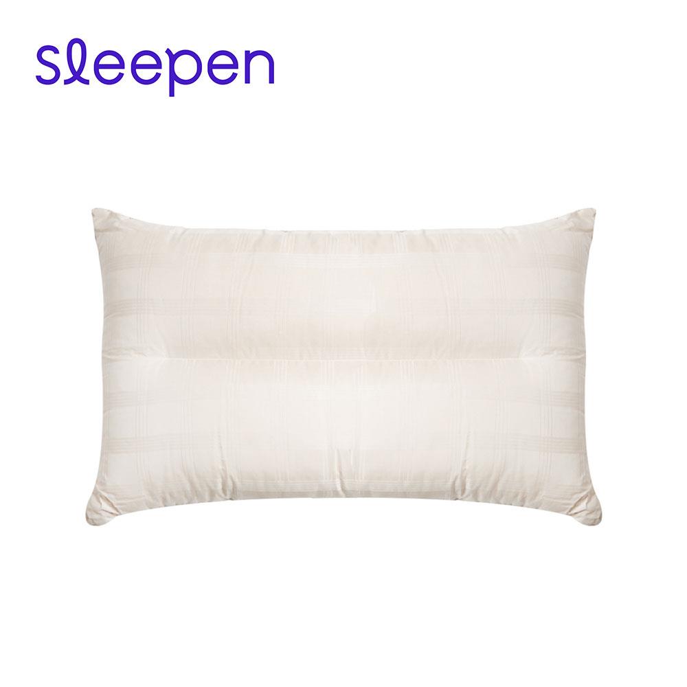 หมอนสุขภาพ ใยสังเคราะห์ SLEEPEN 2 CHANNEL ANTIVIRUS 19x29 นิ้ว สีเบจ