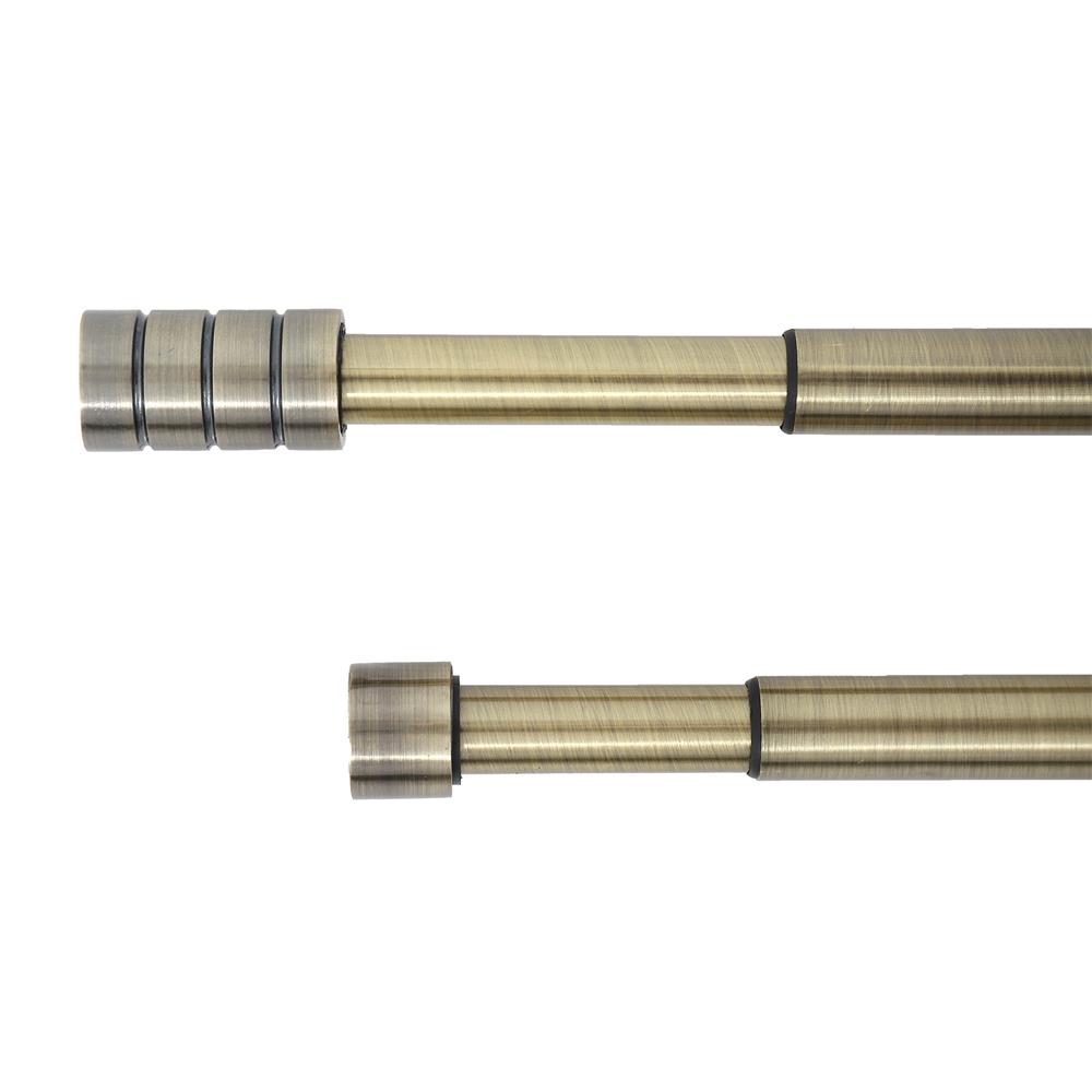 ราง 2 ชั้น ยืดหด HOME LIVING STYLE CANDERA 180-310 ซม. สีทองเหลือง