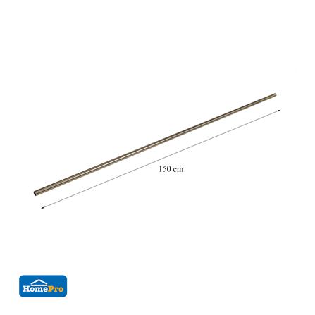 รางผ้าม่าน D.I.Y. HOME LIVING STYLE เหล็ก 1.5 ม. สีทองเหลือง_4