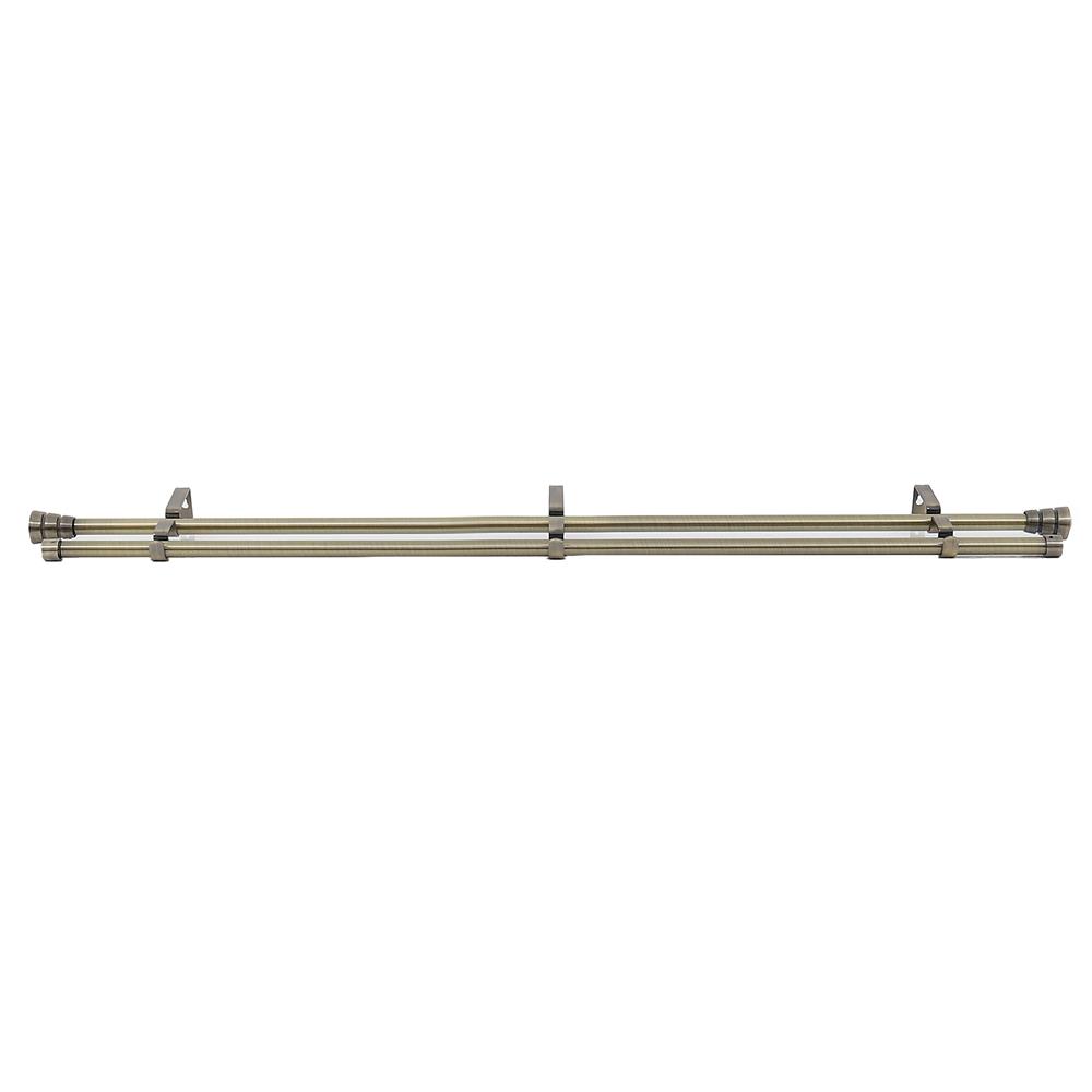 ราง 2 ชั้น ยืดหด HOME LIVING STYLE REEVER 120-210 ซม. สีทองเหลือง