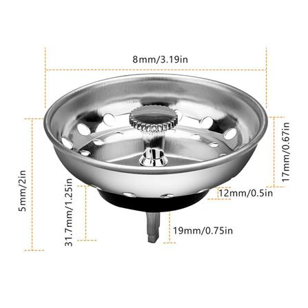 ตะแกรงกรองเศษอาหาร PARNO AP-DR04 3.5 นิ้ว สเตนเลส_9