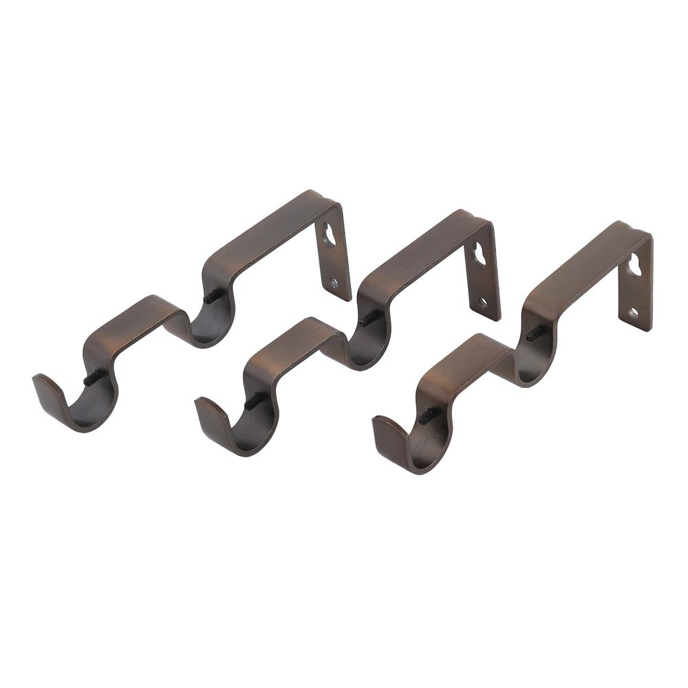 ราง 2 ชั้น ยืดหด HOME LIVING STYLE REEVER 180-310 ซม. สีน้ำตาล