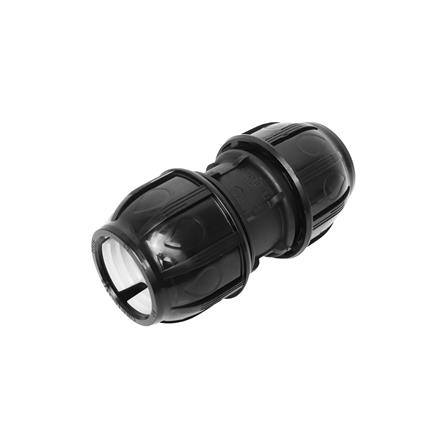 ข้อต่อตรงสวมล็อก PE SPRING 63 มม.