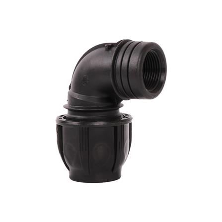 ข้องอสวมล็อก PE เกลียวใน SPRING 32 มม.X1 นิ้ว