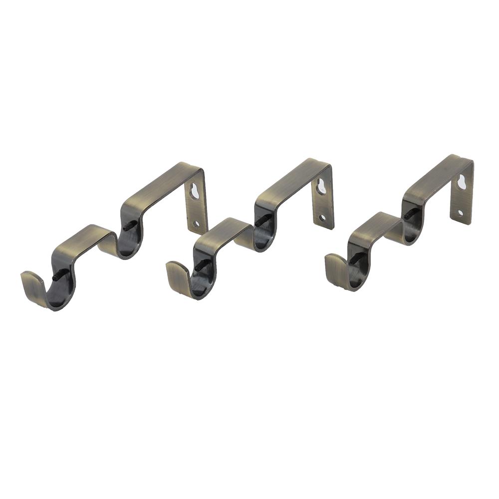 ราง 2 ชั้น ยืดหด HOME LIVING STYLE CANDERA 120-210 ซม. สีทองเหลือง