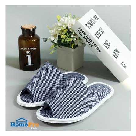 รองเท้าสลิปเปอร์ HOME LIVING STYLE GRID สี NAVY_5