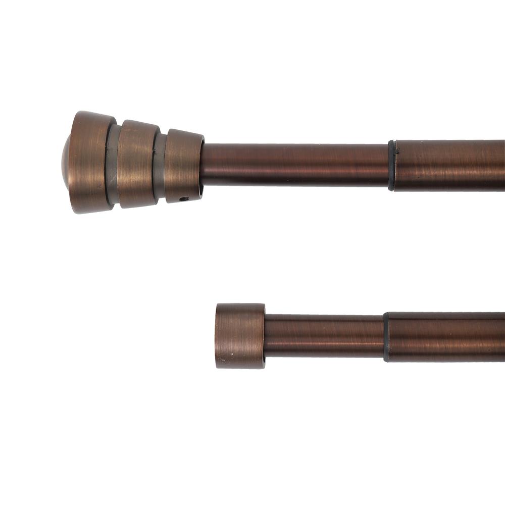 ราง 2 ชั้น ยืดหด HOME LIVING STYLE REEVER 120-210 ซม. สีน้ำตาล