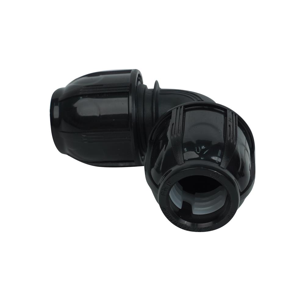 ข้องอสวมล็อก PE SPRING 25 มม.