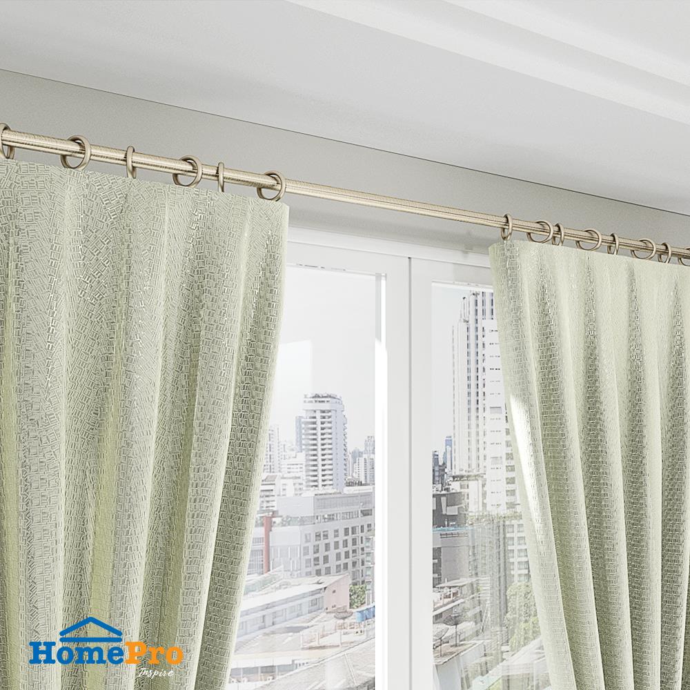 รางผ้าม่าน D.I.Y. HOME LIVING STYLE เหล็ก 2.5 ม. สีทองเหลือง