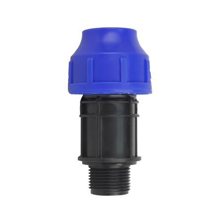 ข้อต่อตรงสวมล็อก PE เกลียวนอก SPRING 25 มม.X3/4 นิ้ว_1