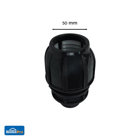 ข้อต่อตรงสวมล็อก PE เกลียวนอก SPRING 50 มม.X2 นิ้ว_3