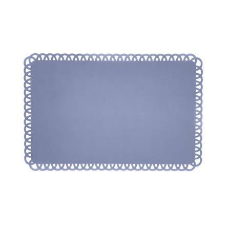 แผ่นรองจาน PVC KECH ขอบหยัก สีฟ้า_0