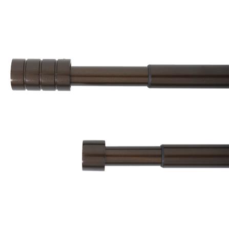 ราง 2 ชั้น ยืดหด HOME LIVING STYLE CANDERA 180-310 ซม. สีน้ำตาลเข้ม