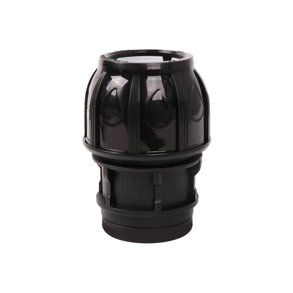 ข้อต่อตรงสวมล็อก PE เกลียวใน SPRING 63 มม.X2 นิ้ว