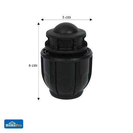 ฝาปิดปลายท่อสวมล็อก PE SPRING 25 มม._3